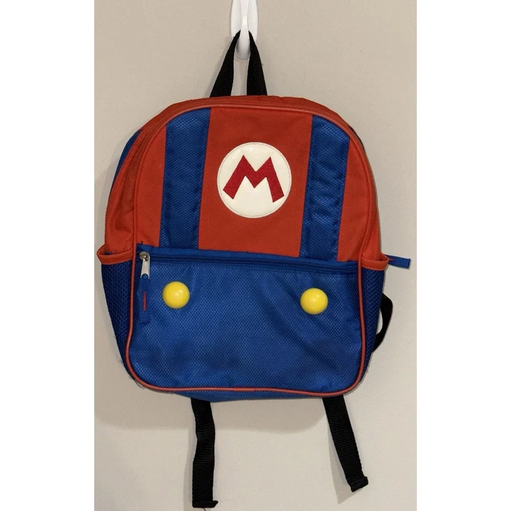 Official Nintendo Super Mario Bros Mario Cosplay Suit Mini Backpack 12